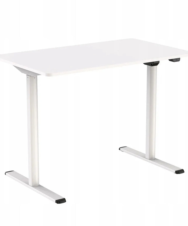 Mažas elektrinis rašomasis stalas 100x60cm Spacetronik, reguliuojamas darbui stovint