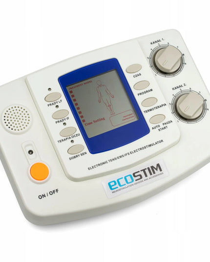 Ecostim ECO90 TENS/EMS elektrostimuliatorius, termoterapija ir akupunktūra