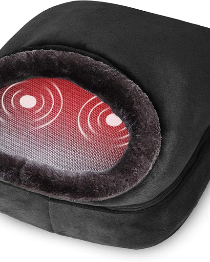 Snailax SL-522V-EU 2 viename pėdų ir nugaros masažuoklis „Shiatsu“ su šildymo funkcija