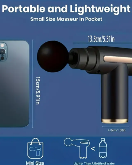 Viso kūno masažuoklis, masažo pistoletas