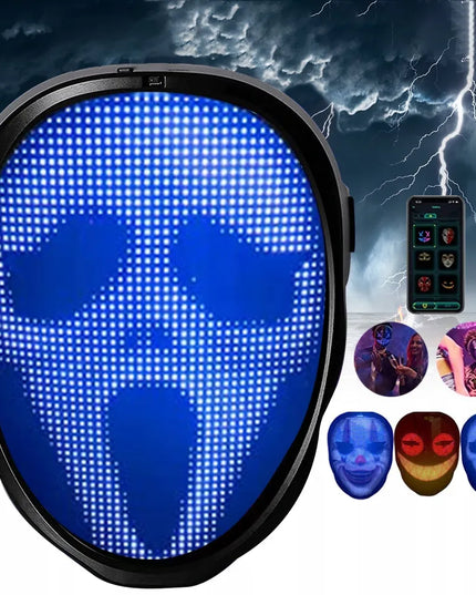 LED fotoninės terapijos kaukė, 7 spalvos