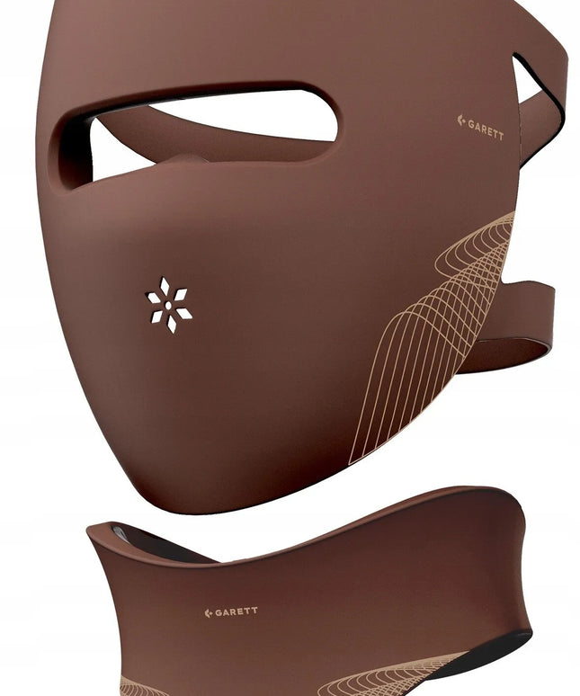 Garett Beauty Skin Ritual Face&Neck LED veido ir kaklo kaukė, ruda