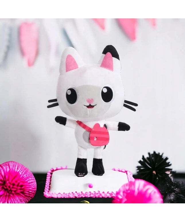Panduś pliušinis žaislas „Kocių namelis Gabi“, audinys, 30 cm