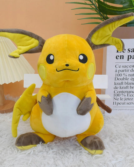 Raichu Pokémon GO pliušinis žaislas, Pikachu personažas, dovana, 32–35 cm