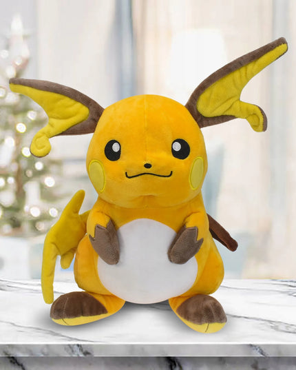 Raichu Pokémon GO pliušinis žaislas, Pikachu personažas, dovana, 32–35 cm