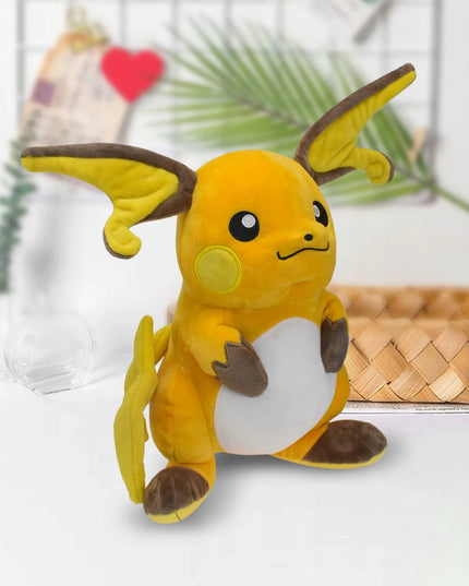 Raichu Pokémon GO pliušinis žaislas, Pikachu personažas, dovana, 32–35 cm