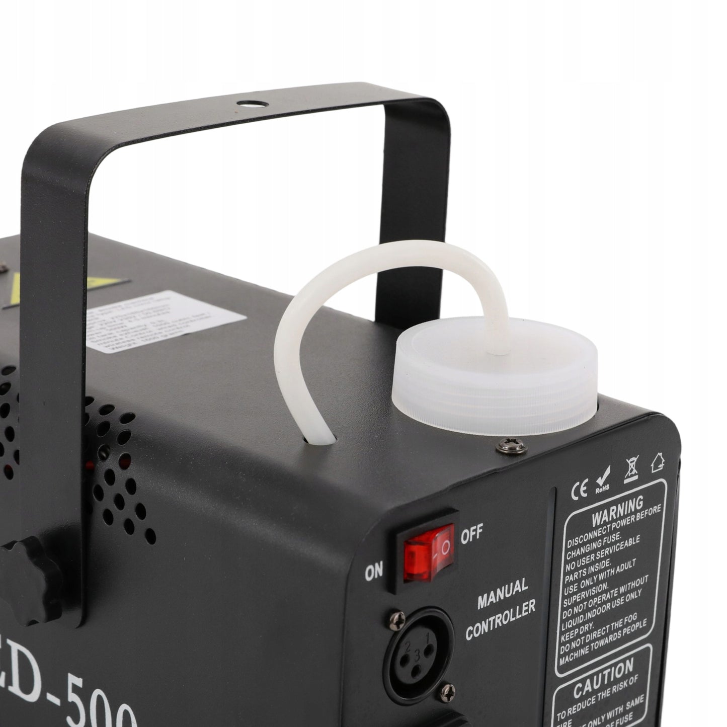 LED rūko mašina, 500 W, purškiamoji dūmų mašina RGB