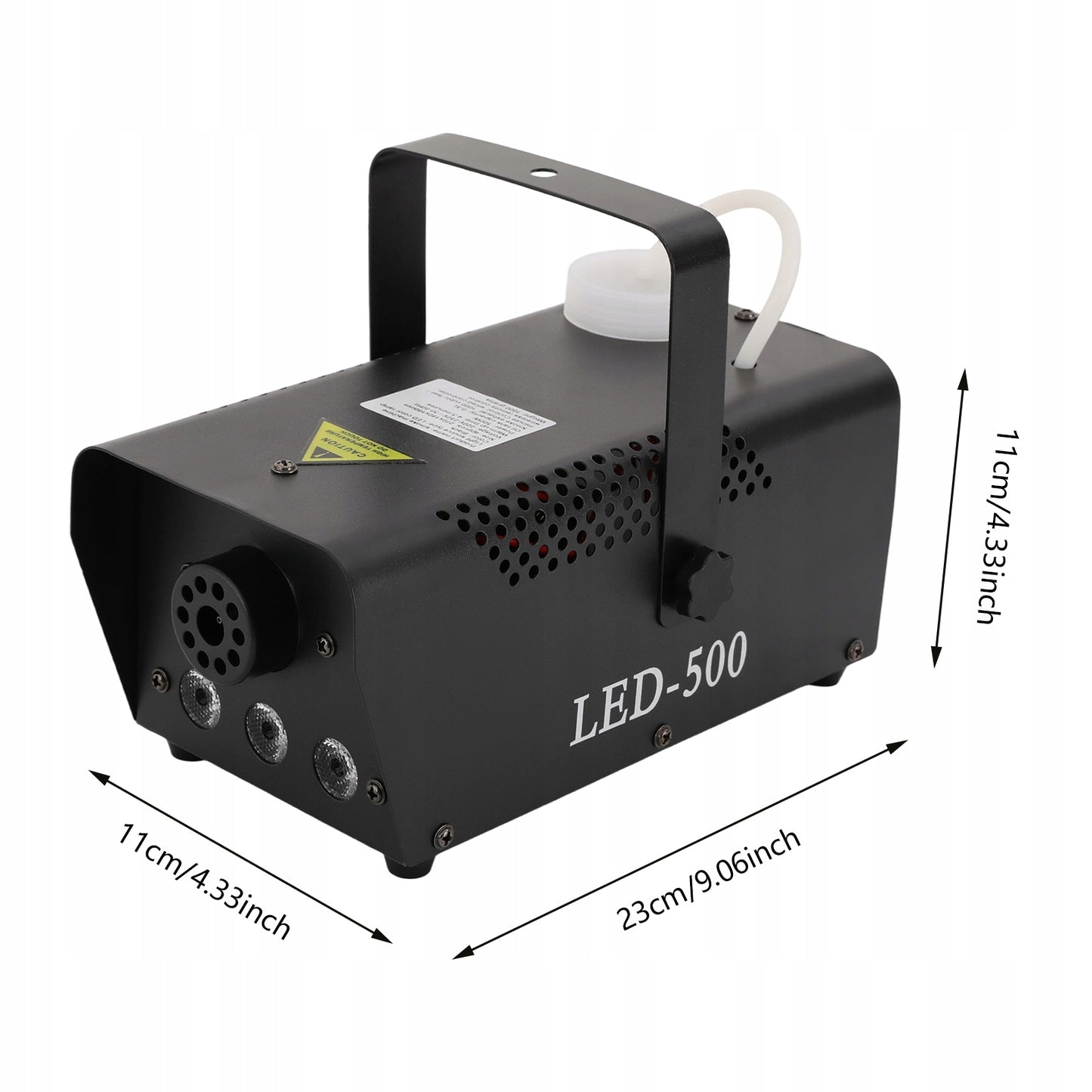 LED rūko mašina, 500 W, purškiamoji dūmų mašina RGB