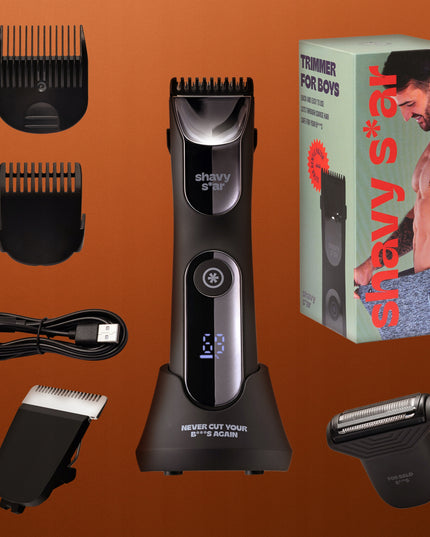 Plaukų kirpimo ir kūno trimeris intymiai zonai