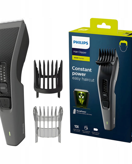 Plaukų kirpimo mašinėlė „Philips Series 3000 HC3525/15“, 13 ilgio nustatymų