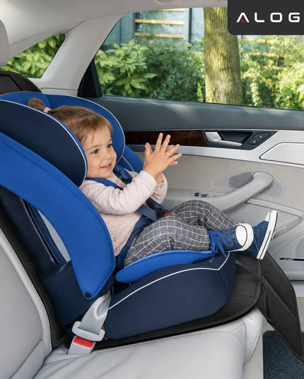 „Alogy SeatShield™“ automobilio sėdynės apsauginis kilimėlis po vaikiška kėdute, ISOFIX