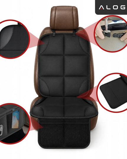 „Alogy SeatShield™“ automobilio sėdynės apsauginis kilimėlis po vaikiška kėdute, ISOFIX