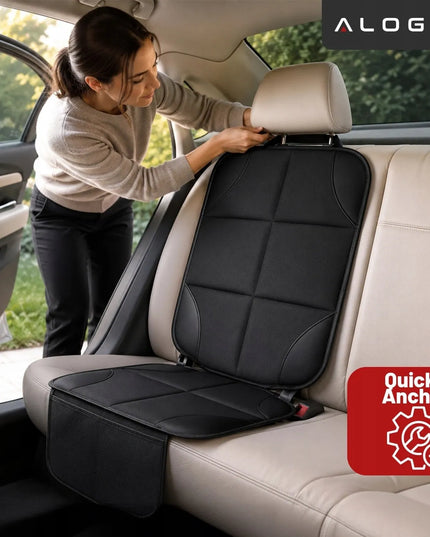„Alogy SeatShield™“ automobilio sėdynės apsauginis kilimėlis po vaikiška kėdute, ISOFIX