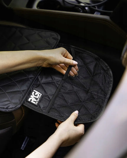 Automobilio sėdynės apsauginis kilimėlis ir atlošo uždangalas 2 viename, ISOFIX