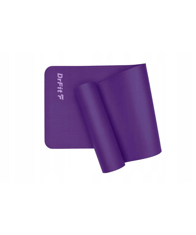 DrFit mankštos kilimėlis 180x60x1 cm, violetinis, jogai ir pilatesui + dėklas