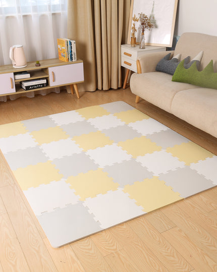 Edukacinis minkštas lengvas sulankstomas putplasčio kilimėlis-dėlionė LUNO Kinderkraft