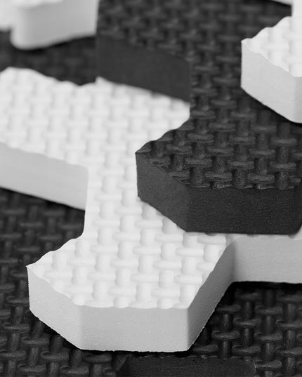 Edukacinis minkštas lengvas sulankstomas putplasčio kilimėlis-dėlionė LUNO Kinderkraft