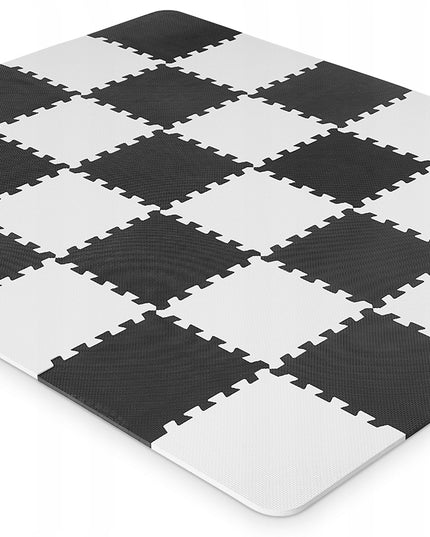 Edukacinis minkštas lengvas sulankstomas putplasčio kilimėlis-dėlionė LUNO Kinderkraft