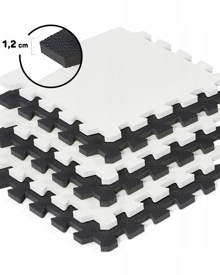 Edukacinis minkštas lengvas sulankstomas putplasčio kilimėlis-dėlionė LUNO Kinderkraft