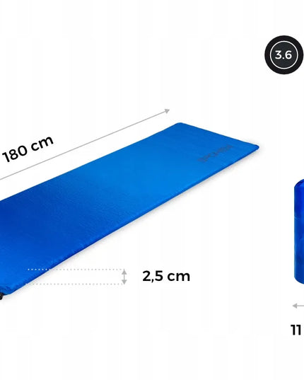 Savaime pripučiamas kilimėlis Spokey Savory 50cmx180cmx2,5cm
