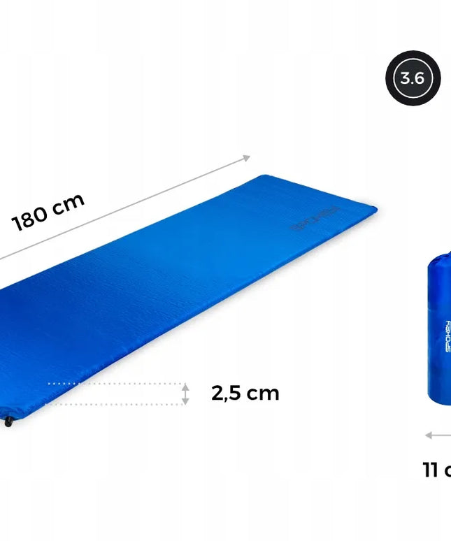 Savaime pripučiamas kilimėlis Spokey Savory 50cmx180cmx2,5cm