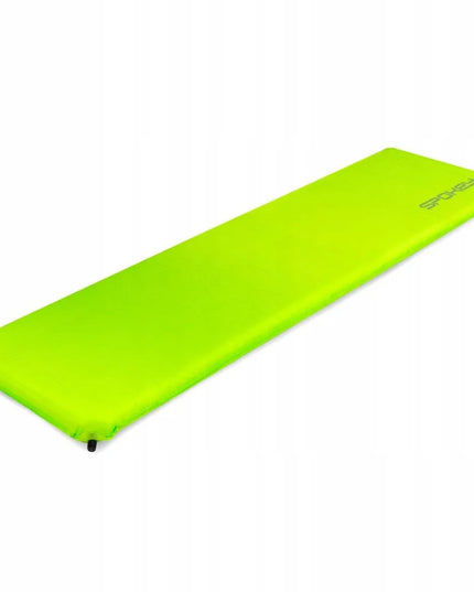 Savaime prisipučiantis turistinis kilimėlis Spokey Fatty, storas 5 cm, didelis 180x50x5 cm, žalias