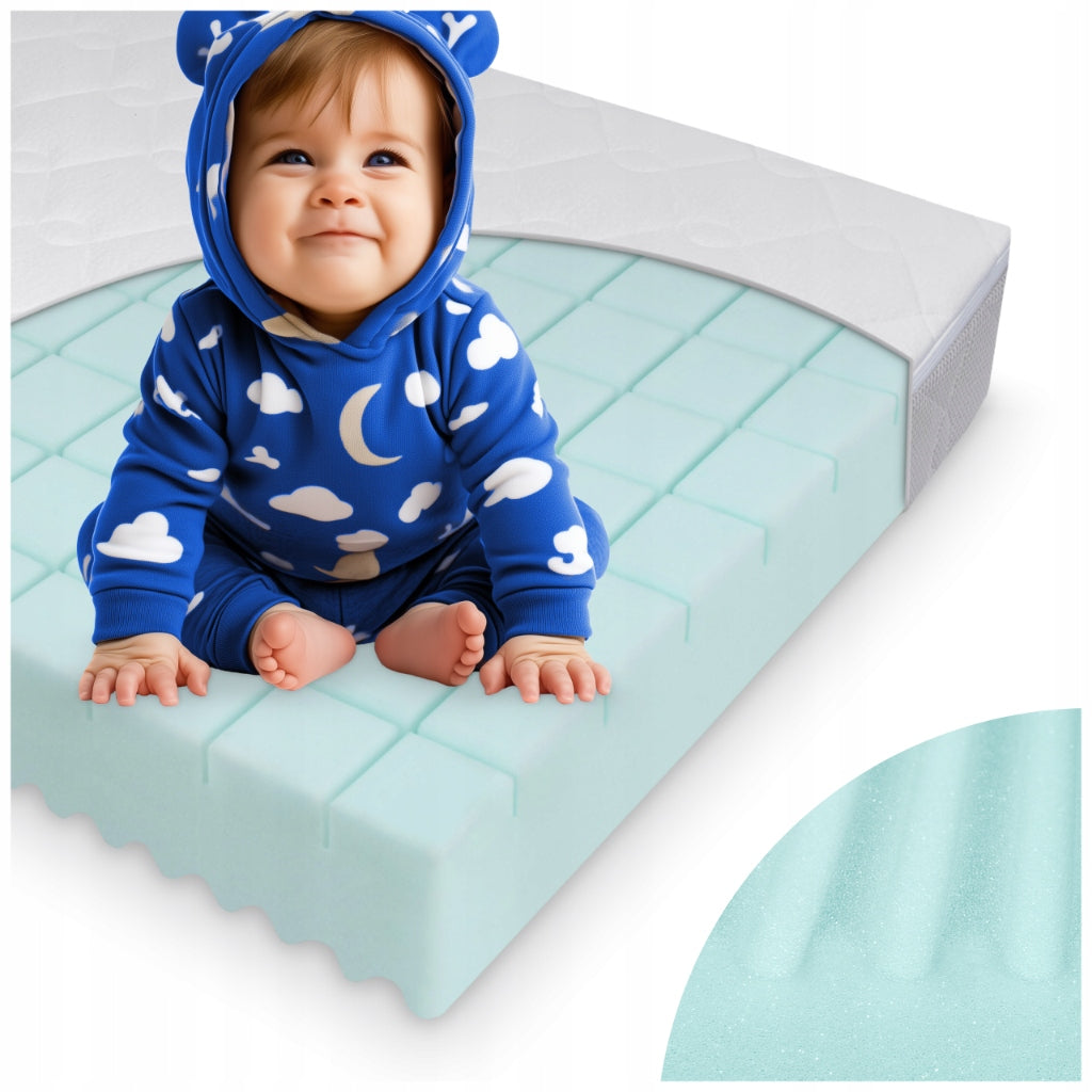 Vaikiškas čiužinys 160x80 cm iš putų, 80x160 cm, kūdikio lovytei