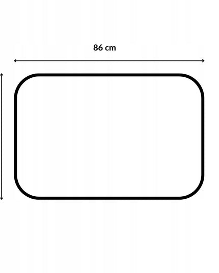 PREMIUM čiužinys Lionelo Theo lopšeliui 86x50 DYGSNIUOTAS UŽVALKALAS 3D TVIRTINIMO