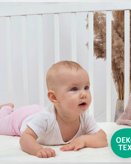 PREMIUM čiužinys Lionelo Theo lopšeliui 86x50 DYGSNIUOTAS UŽVALKALAS 3D TVIRTINIMO