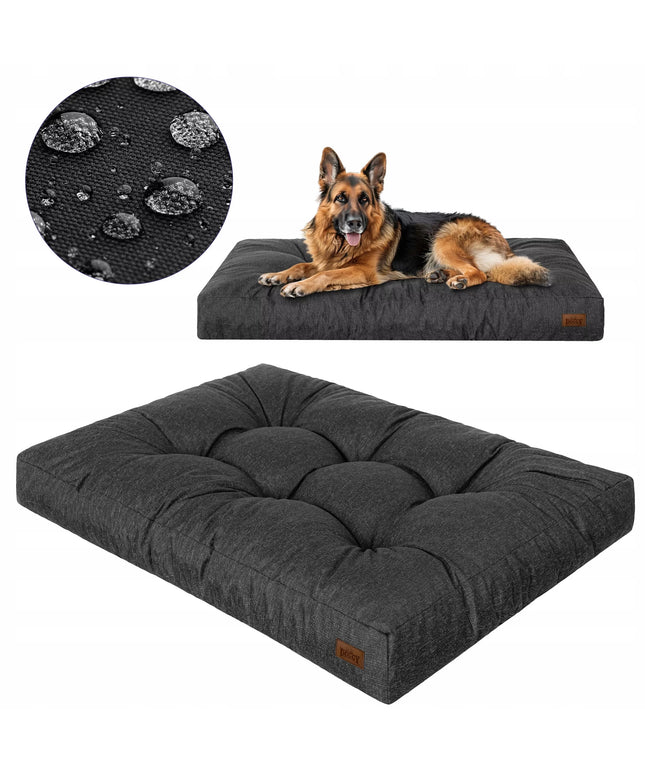 Dygstiniuotas vandeniui atsparus čiužinys, didelė guolis-sofa šunims XL 120x90