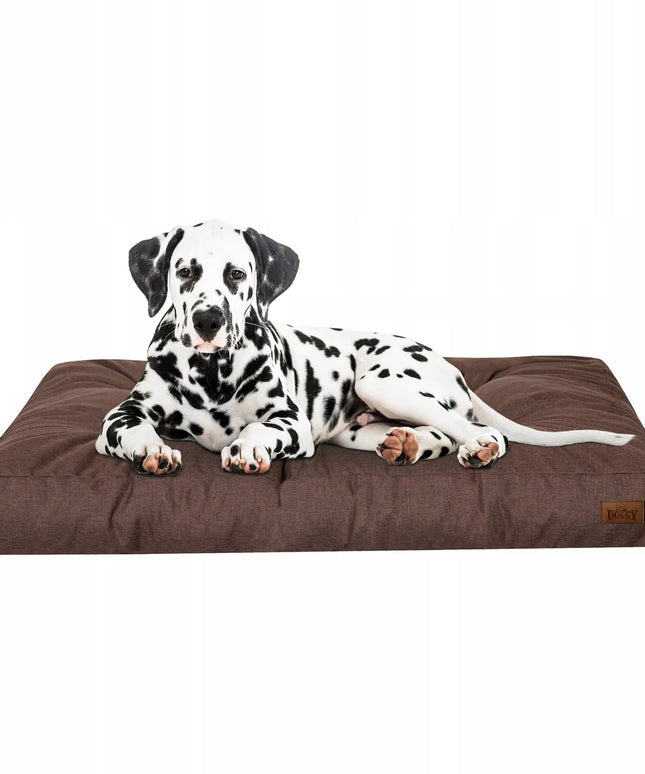 Doggy GRAND LIGHT dygsniuotas vandeniui atsparus čiužinys šunims, dydis L 90x70 cm, rudas