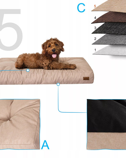 Doggy Grand Light čiužinys šunims, smėlio spalvos