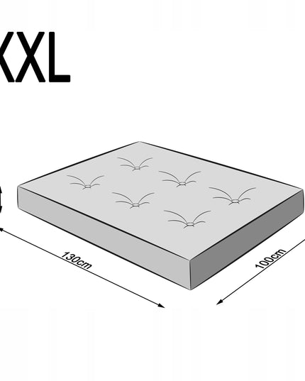 Vandeniui atsparus šunų čiužinys – guolis didžiausiems šunims XXL 130x100 cm