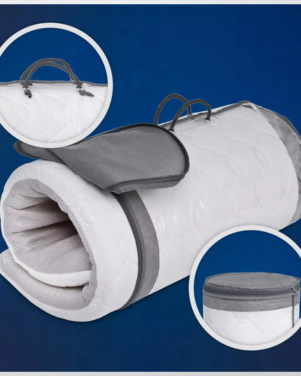 Kelioninis čiužinys Kinderkraft Leody, čiužinys Kinderkraft Joy 120x60