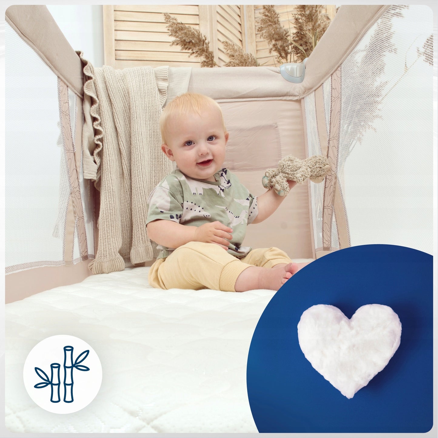 Lovytės čiužinys 120x60 Kokosinis vaikiškas čiužinys H2 H3 60x120 cm Kokosas