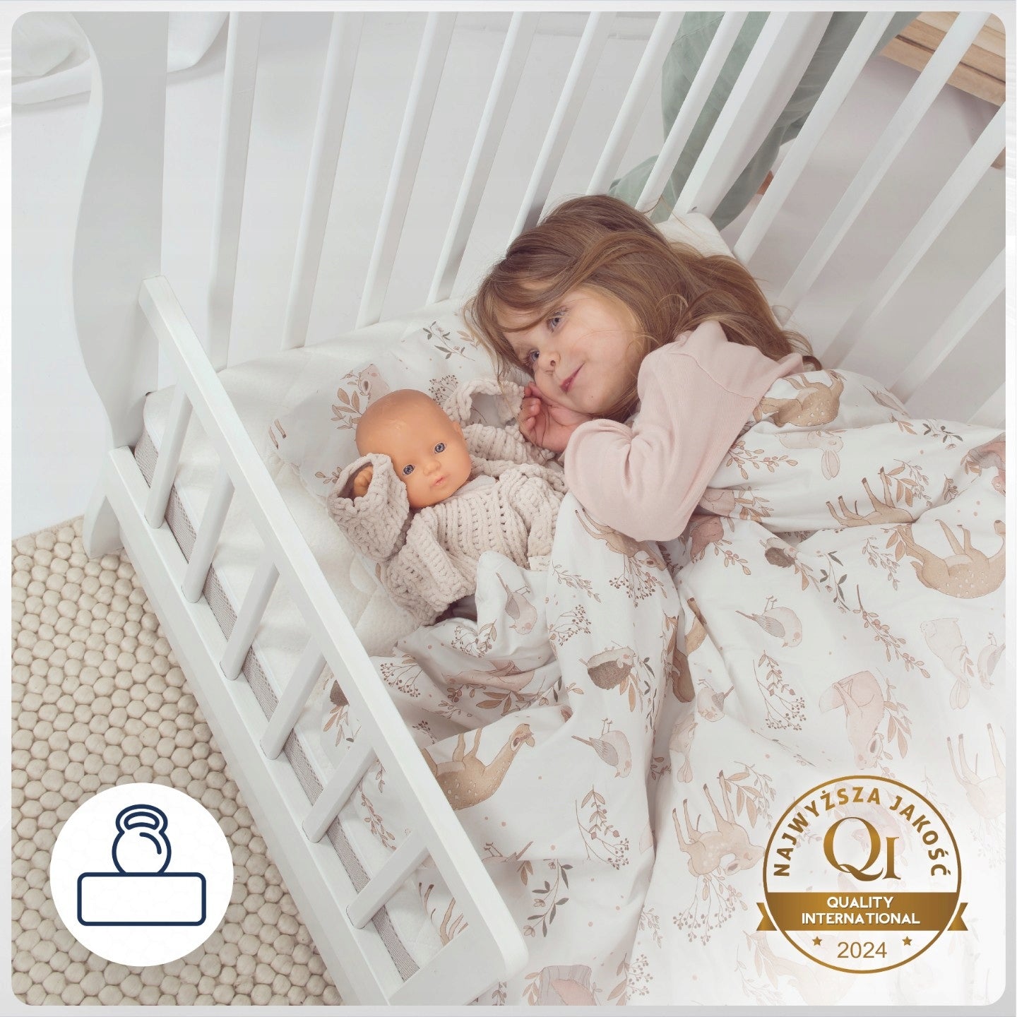 Lovytės čiužinys 120x60 Kokosinis vaikiškas čiužinys H2 H3 60x120 cm Kokosas