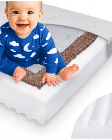 Lovytės čiužinys 120x60 Kokosinis vaikiškas čiužinys H2 H3 60x120 cm Kokosas