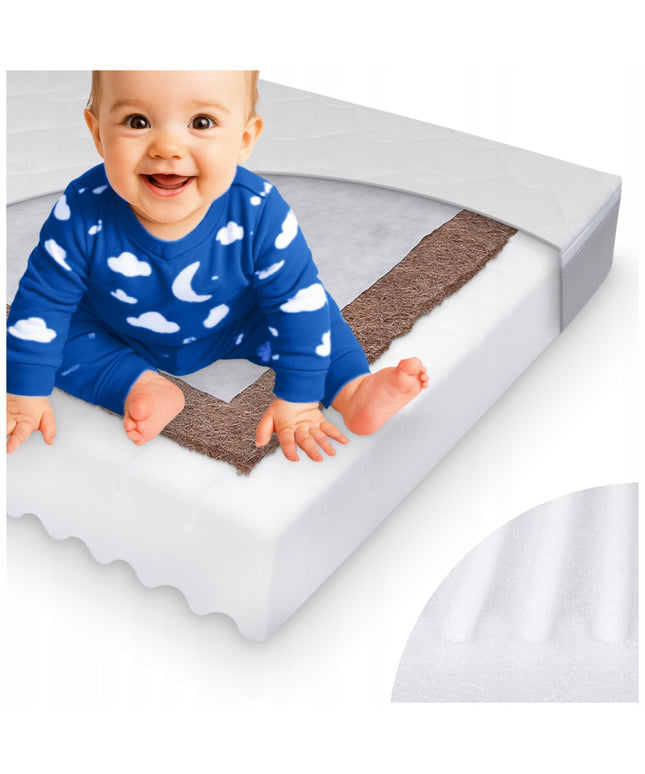 Lovytės čiužinys 120x60 Kokosinis vaikiškas čiužinys H2 H3 60x120 cm Kokosas