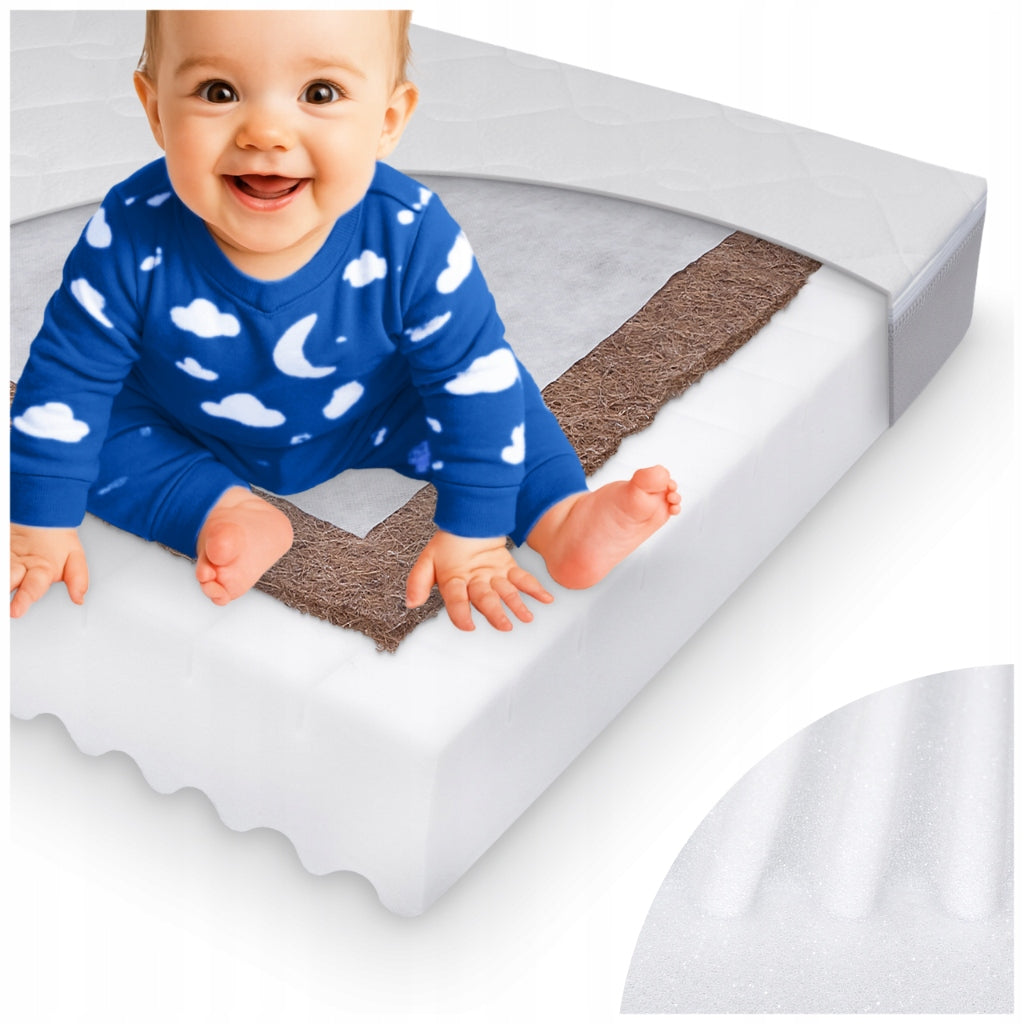 Lovytės čiužinys 120x60 Kokosinis vaikiškas čiužinys H2 H3 60x120 cm Kokosas