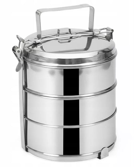3-jų aukštų maisto dėžutė pietums 3x1.3L