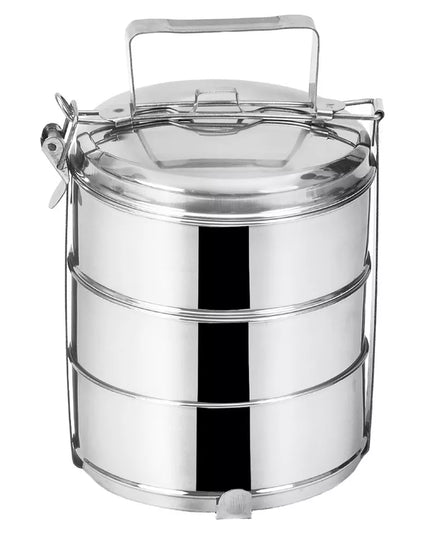 3 aukštų maisto dėžutė kelionėms, pietums, patiekalams, 3x1,3L