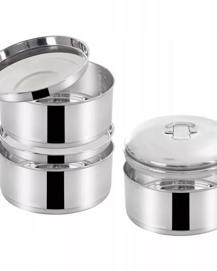 3-jų aukštų maisto dėžutė pietums 3x1.3L