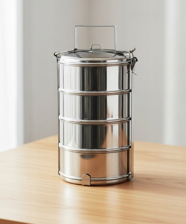 4 LYGIŲ maisto dėžutė maistui gabenti pietums 4x1L