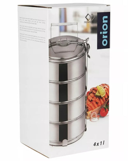 4 LYGIŲ maisto dėžutė maistui gabenti pietums 4x1L