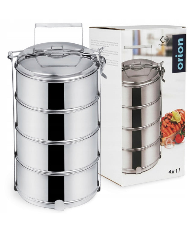 4 LYGIŲ maisto dėžutė maistui gabenti pietums 4x1L