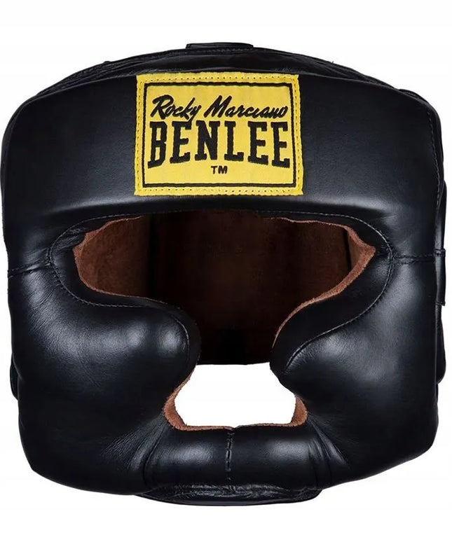 Vyriškas bokso šalmas Benlee FULL FACE PROTECTION, natūrali oda