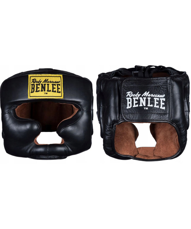 Vyriškas bokso šalmas Benlee FULL FACE PROTECTION, natūrali oda