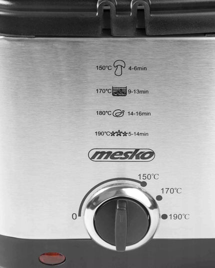 Mesko tradicinė gruzdintuvė su langu viršuje, 1,5 L talpos, MS 4910