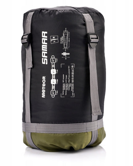 Miegmaišis METEOR SAMAR R mumijos tipo, komfortas +9°C, ekstremalu -10°C