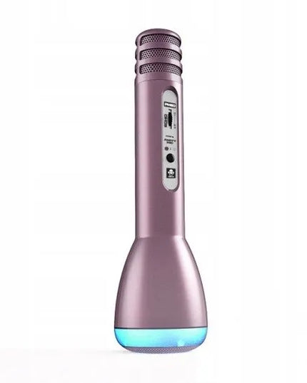 iDance PM71 „Bluetooth“ karaokės mikrofonas, rožinio aukso spalvos